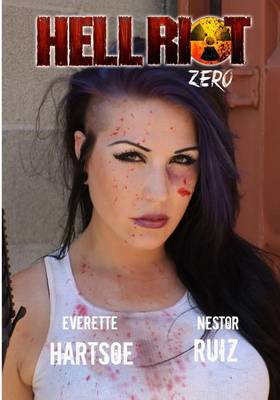 Book cover for Everette Hartsoe's HELL RIOT zero comic cover B