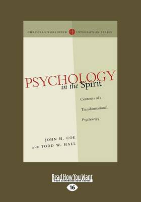 Book cover for Psychology in the Spirit (1 Volume Set)