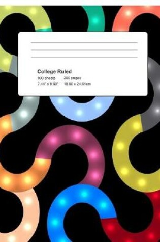 Cover of Neon Colors Composition Notebook Journal