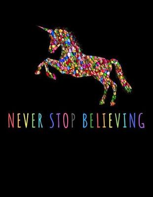 Book cover for Never stop believing