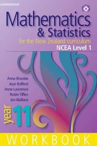 Cover of Mathematics and Statistics for the New Zealand Curriculum Year 11 NCEA Level 1 Workbook