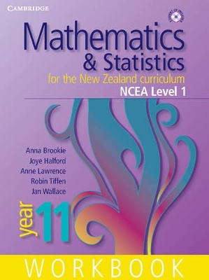 Cover of Mathematics and Statistics for the New Zealand Curriculum Year 11 NCEA Level 1 Workbook