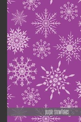 Book cover for purple snowflakes