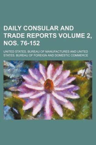 Cover of Daily Consular and Trade Reports Volume 2, Nos. 76-152