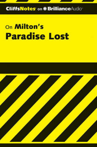 Cover of On Milton's Paradise Lost