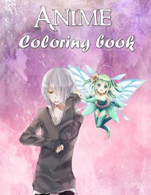 Book cover for Anime Coloring Book