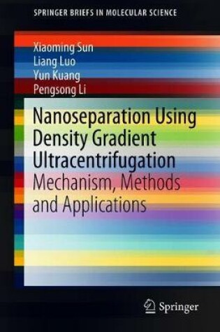 Cover of Nanoseparation Using Density Gradient Ultracentrifugation