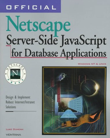 Book cover for Official Netscape Database Application Developer's Guide for Enterprise Server 3