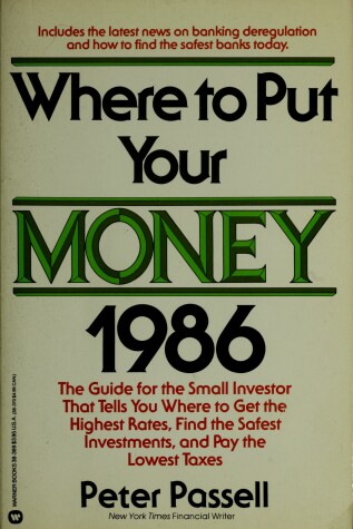 Book cover for Where Put Money 86