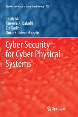 Cover of Cyber Security for Cyber Physical Systems