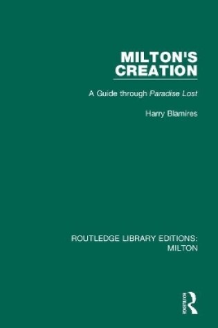 Cover of Milton's Creation