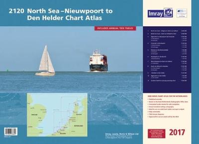 Cover of Imray Chart Atlas 2120 North Sea - Nieuwpoort to den Helder 2017