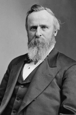 Book cover for Rutherford B. Hayes notebook - achieve your goals, perfect 120 lined pages #1