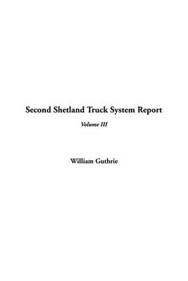 Book cover for Second Shetland Truck System Report, V3