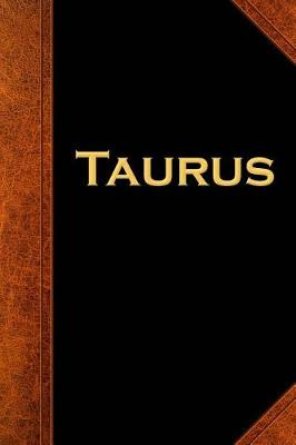 Cover of 2019 Weekly Planner Taurus Zodiac Horoscope Vintage 134 Pages
