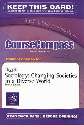 Book cover for CourseCompass Student Access Code Card