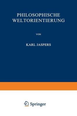 Cover of Philosophische Weltorientierung