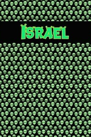 Cover of 120 Page Handwriting Practice Book with Green Alien Cover Israel