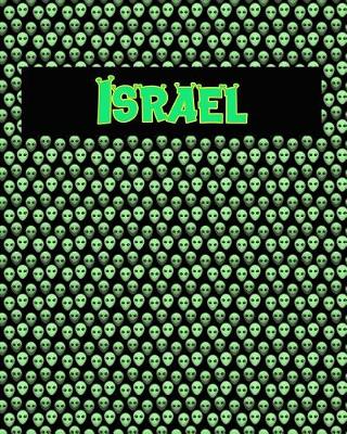 Book cover for 120 Page Handwriting Practice Book with Green Alien Cover Israel