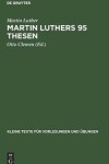 Book cover for Martin Luthers 95 Thesen