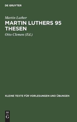 Cover of Martin Luthers 95 Thesen