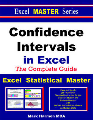 Book cover for Confidence Intervals in Excel - The Excel Statistical Master