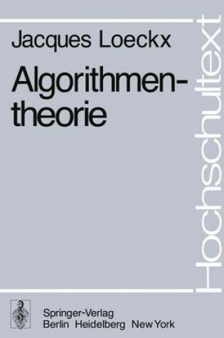 Cover of Algorithmentheorie