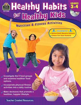 Book cover for Healthy Habits for Healthy Kids Grade 3-4