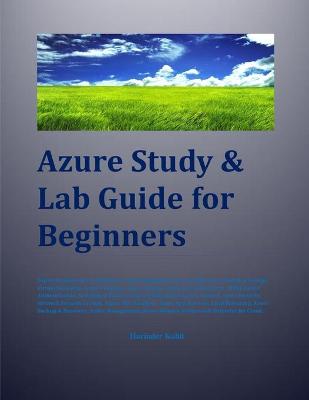 Book cover for Azure Study & Lab Guide For Beginners