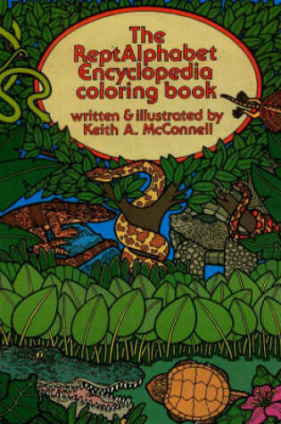 Cover of Reptalphabet Encyclopedia Coloring Book