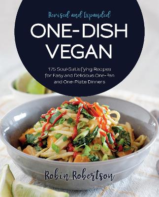 Book cover for One-Dish Vegan Revised and Expanded Edition