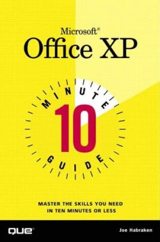 Cover of 10 Minute Guide to Microsoft Office XP