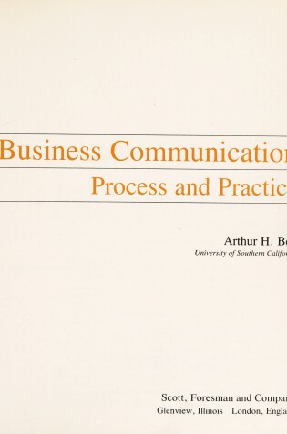 Cover of Business Communication