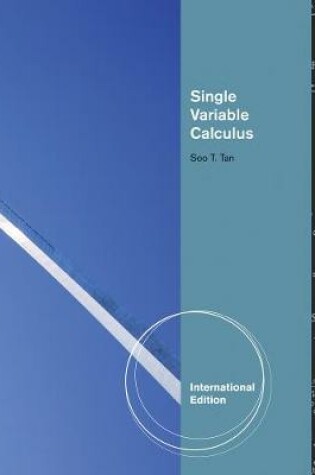 Cover of Single Variable Calculus, International Edition