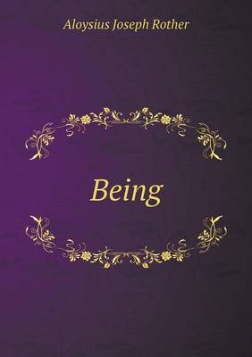 Book cover for Being