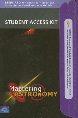 Cover of Mastering Astronomy Student Access Kit