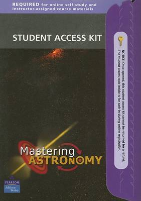 Book cover for Mastering Astronomy Student Access Kit