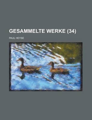 Book cover for Gesammelte Werke (34)