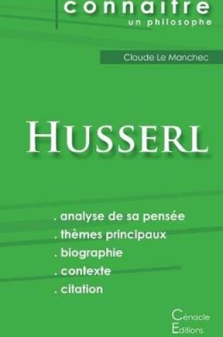 Cover of Comprendre Husserl (analyse complete de sa pensee)