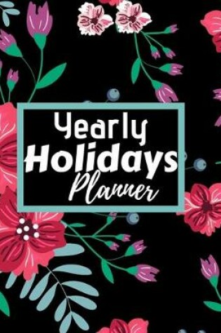 Cover of Yearly Holidays Planner