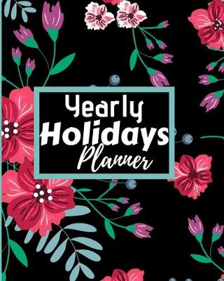 Book cover for Yearly Holidays Planner