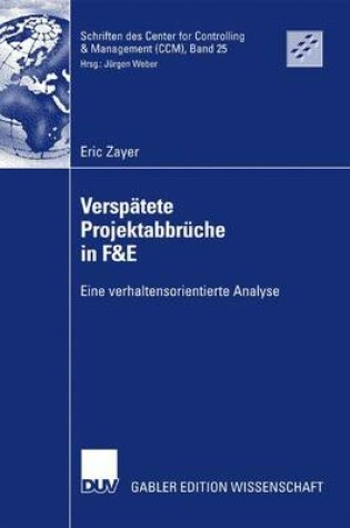 Cover of Verspätete Projektabbrüche in F&E