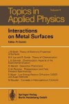Book cover for Interactions on Metal Surfaces