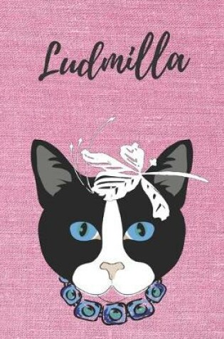 Cover of personalisiertes Notizbuch Katze / Journal / Malbuch / Tagebuch / Kritzelbuch / DIN A5 / Geschenk Ludmilla