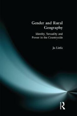 Cover of Gender and Rural Geography