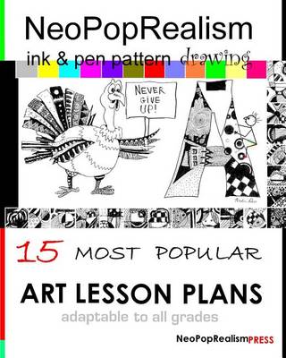 Book cover for NeoPopRealism Ink & Pen Pattern Drawing
