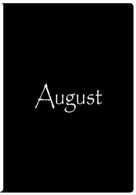 Book cover for August - Personalized Notebook / Blank Lined Pages / Ethi Pike Collectible