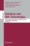 Book cover for Database and XML Technologies