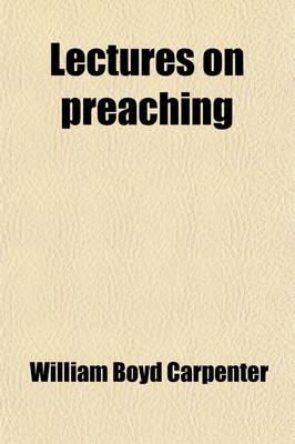 Book cover for Lectures on Preaching