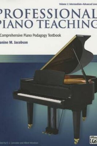 Cover of Professional Piano Teaching, Volume 2